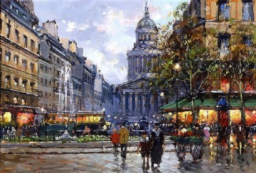  parisinas Pintura al %C3%B3leo - yxj048fD impresionismo escenas parisinas